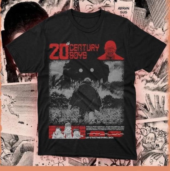 ユニセックスTシャツ みんな友達 - 20世紀少年 浦沢直樹 Tシャツ 20