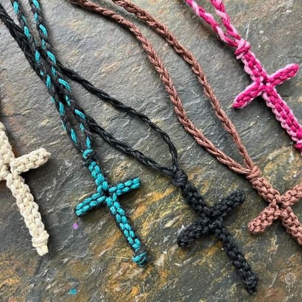 Hemp Box Knot Cross