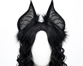 Ensemble ailes, oreilles et queue de chauve-souris pour Halloween, accessoires de cosplay de succube souples, accessoire de costume de queue de diable en fourrure, ailes de chauve-souris roses, bleues et rouges