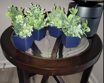 Mini-Kunstpflanzen 4er-Set - Kleine Topfpflanzen fr Haus, Bro,  Badezimmer, Kche, Schreibtisch & Bauernhausdekor - Etsy.de