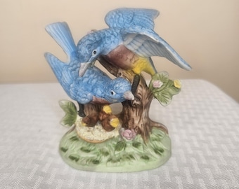 Exklusives Design Deutsche Noritake Vogelfamilie