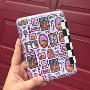 Spooky Cute Halloween Frames Kindle Insert | Kindle Accessories | Bookish Accessories For Kindles