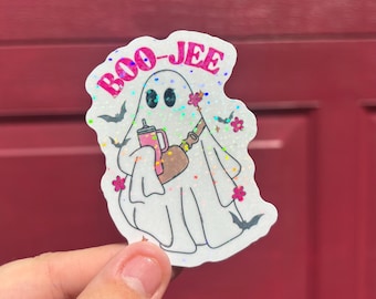 Adesivo olografico Boojee Ghost / Accessorio impermeabile per Halloween