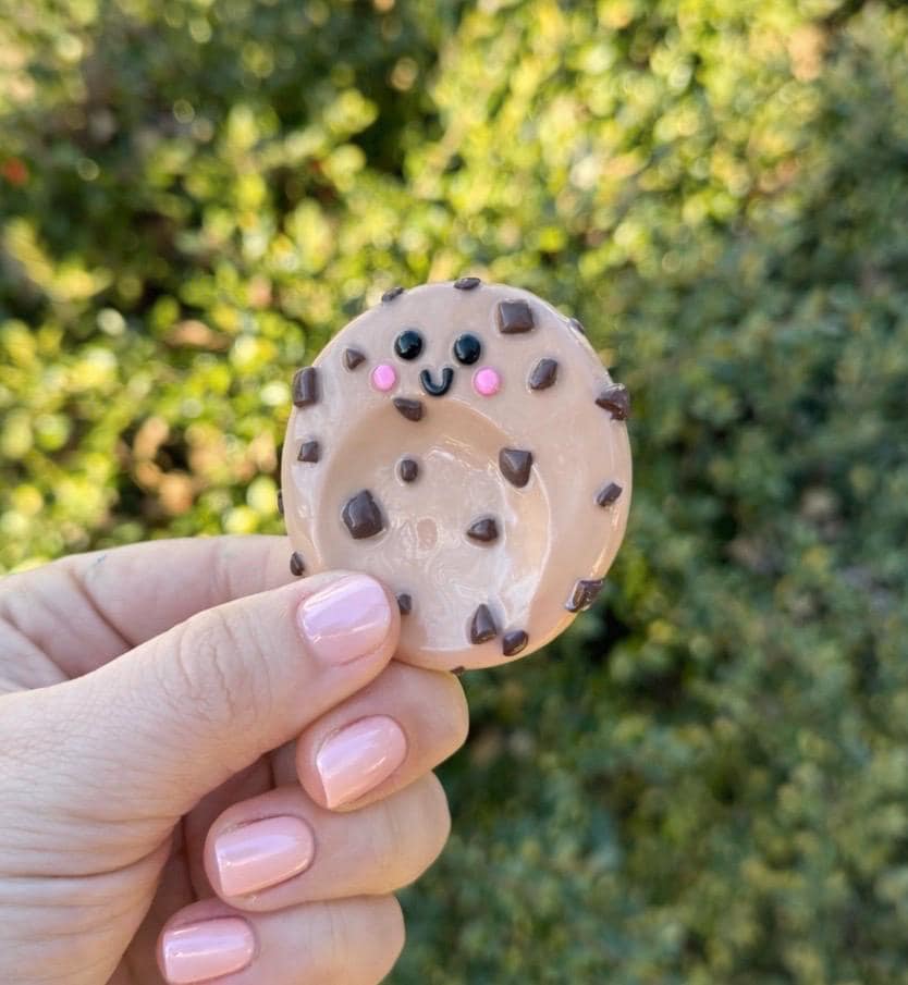 Chocolate Chip Cookie Worry Stone - Etsy