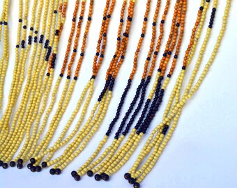 70s Beaded Curtain Etsy