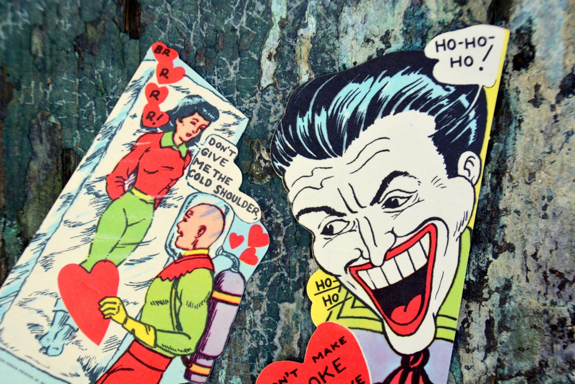 1966 Batman Robin Villains Valentine Collection In EXC Etsy