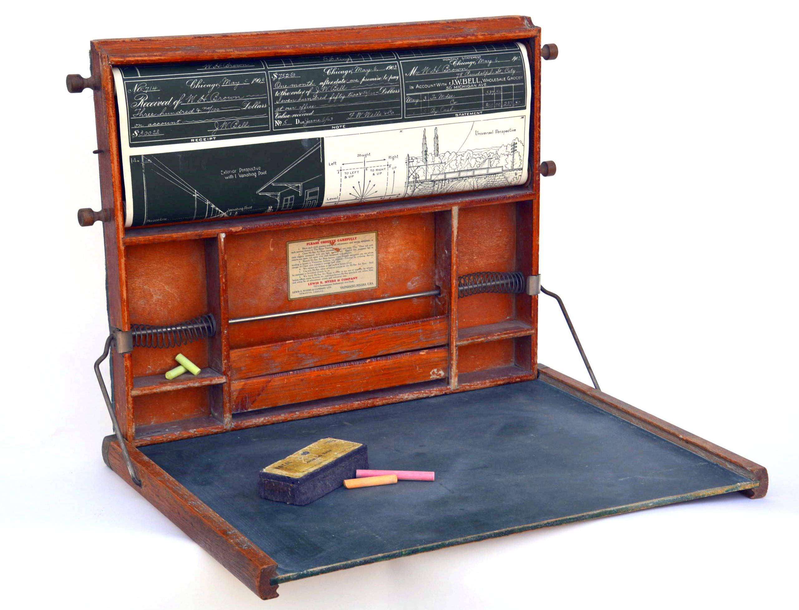 Antique Portable K 8 Home Teacher Work Station Rustic Vintage All