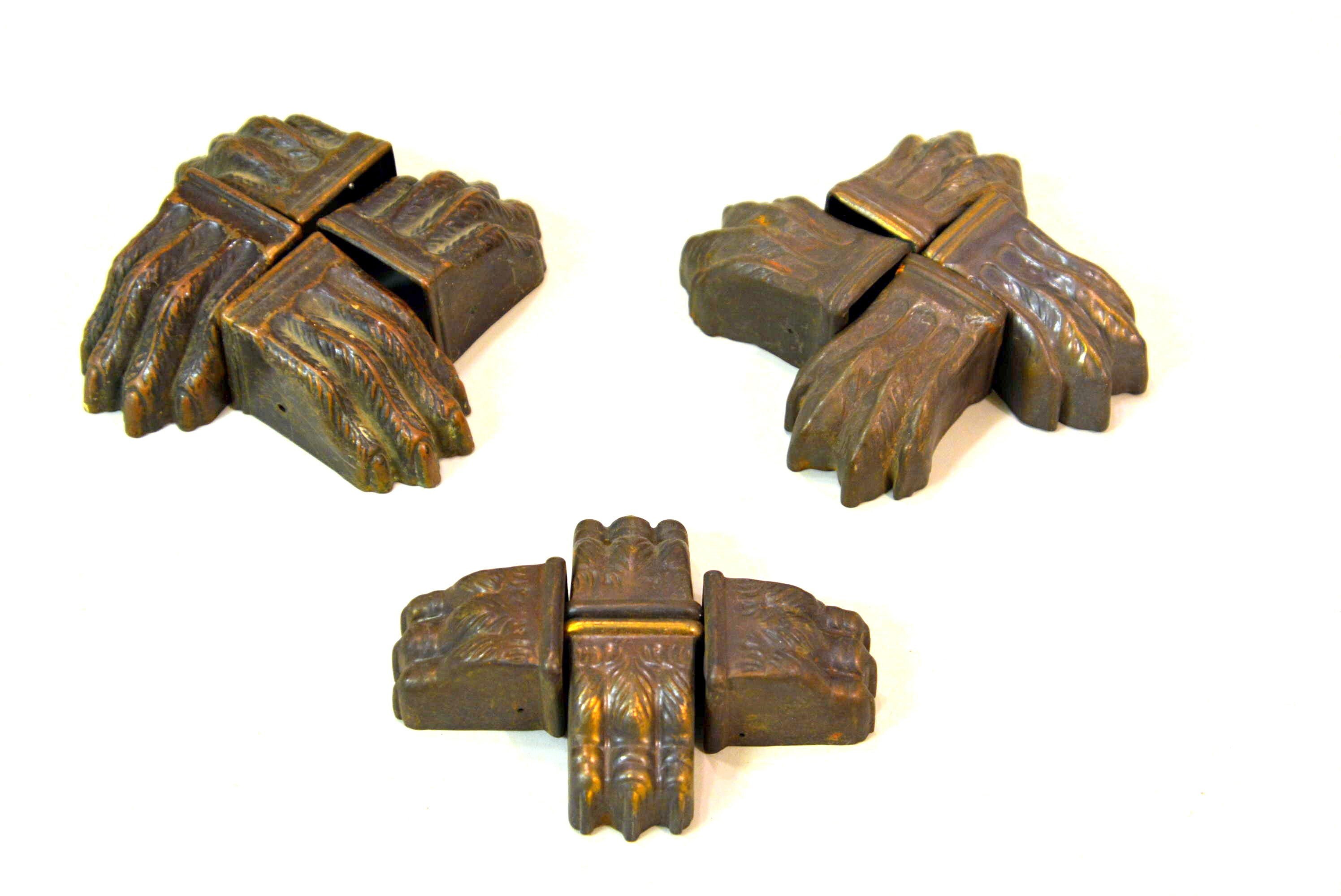 Brass Lions Claw Feet 'Toe Caps' Set Four Large Etsy