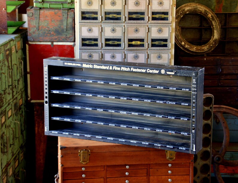 Vintage Steel Dorman Organizer Shelf Black Industrial Metal Etsy