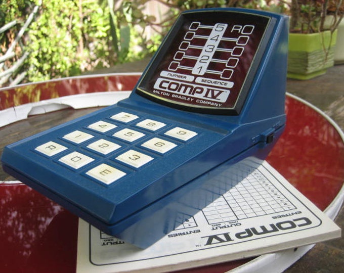 Milton Bradley's Handheld Electronic IV' Game Early Computer