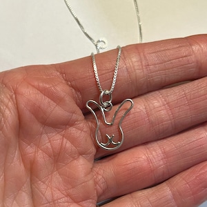 Bunny Pendant, Easter Bunny Necklace