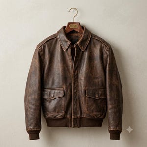 A2 Leather Jacket - Etsy