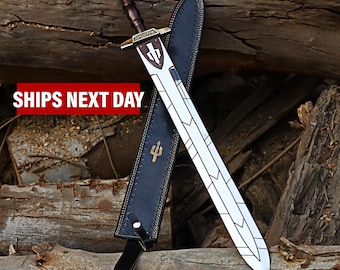Handmade Percy Jackson Riptide Sword: Stainless Steel Anaklusmos Replica, Best For Camping and Outdoor Activities, Perfect Gift
