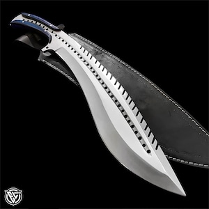 Handmade D2 Steel Full Tang Hunting Knife - Micarta Handle, Best For Camping and Outdoor Activities, Perfect Gift