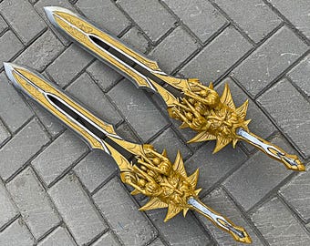 A Espada do Olimpo de God of War, feita à mão e apelidada de "Uma espada lendária para os deuses", é uma réplica não funcional de uma espada de anime. Presente ideal para homens, acompanha caixa de madeira.