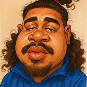 Custom Cartoon Caricature Portrait – Personalized Face Drawing, Funny Digital Art Gift, Cartoon Avatar from Photo