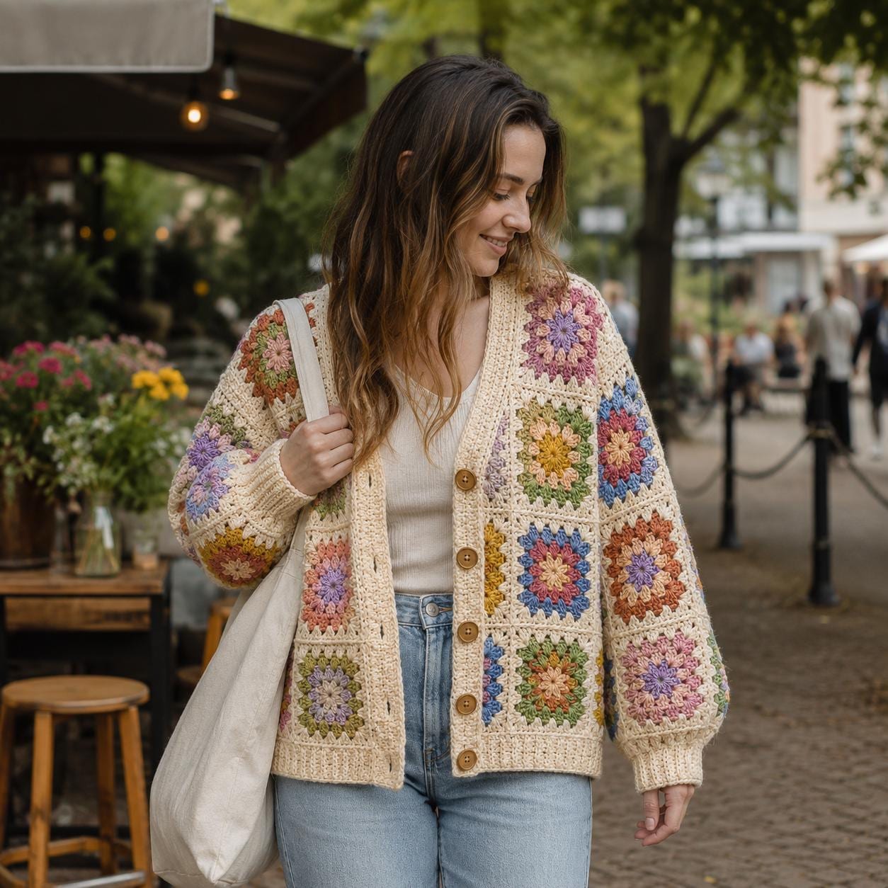 30 Granny Square Vest Crochet Patterns for Retro Layers, Boho Vests, and Handmade Gifts 12 Boho Granny Square Layering Vest