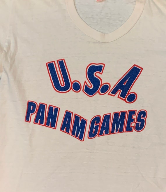 vintage USA pan am games t shirt - image 2