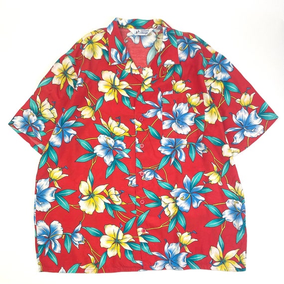 vintage rayon aloha shirt