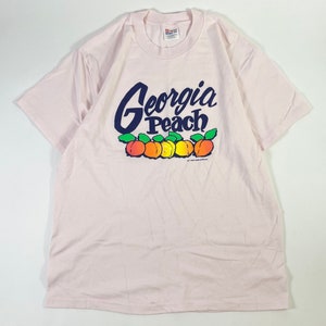 vintage Georgia peach souvenir t shirt