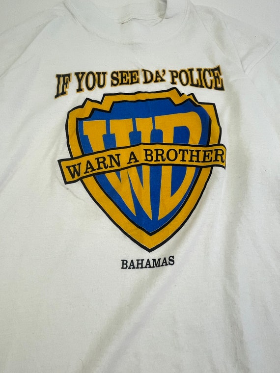 vintage bahamas Warn a Brother souvenir shirt - image 1
