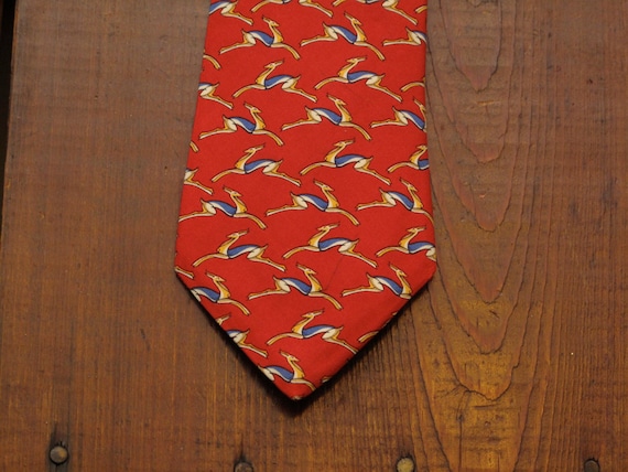 Salvatore Ferragamo silk tie