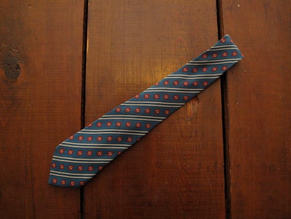 mens vintage Chloe silk tie - image 2