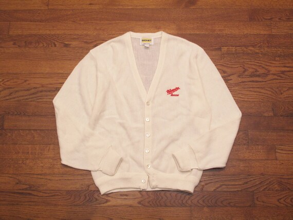 vintage Milwaukee tools knit acrylic sweater