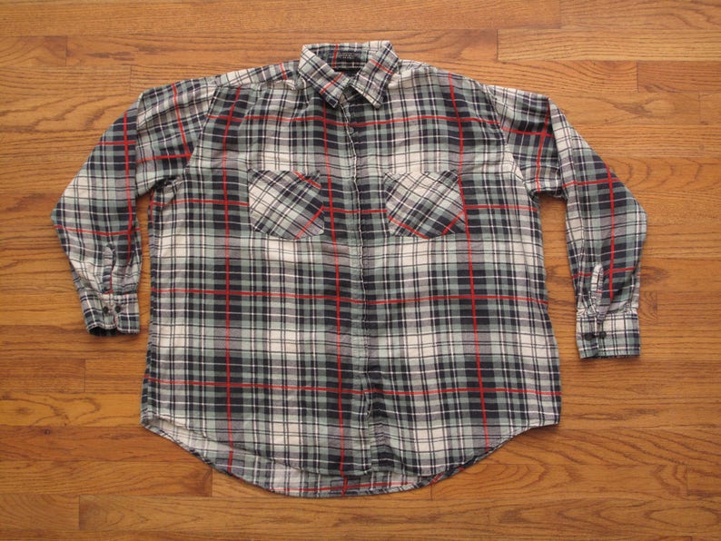 Mens vintage Big Yank printed flannel shirt | Etsy
