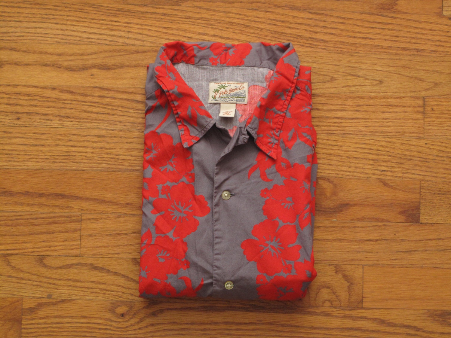 polo aloha shirt