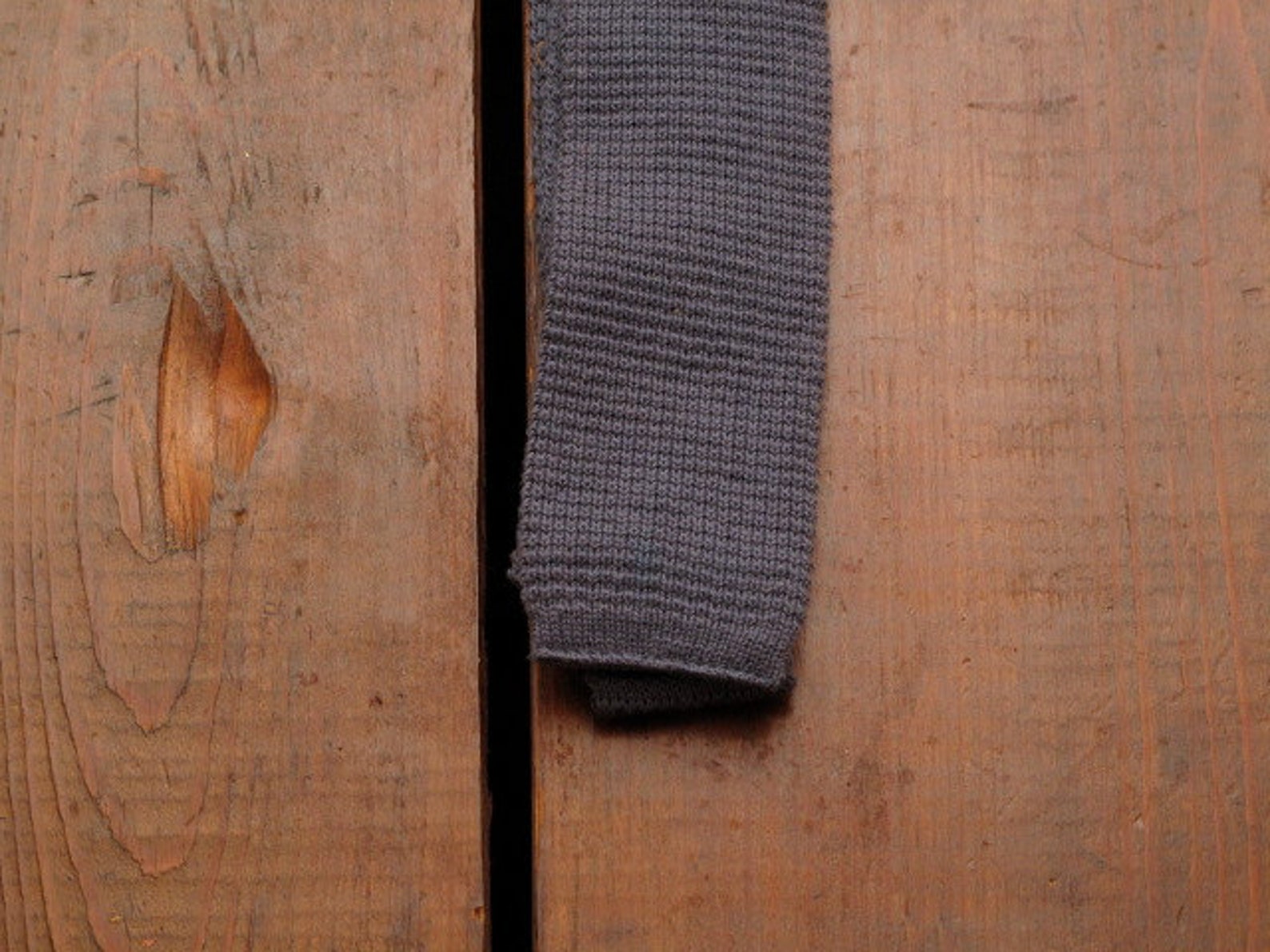 cotton knit tie