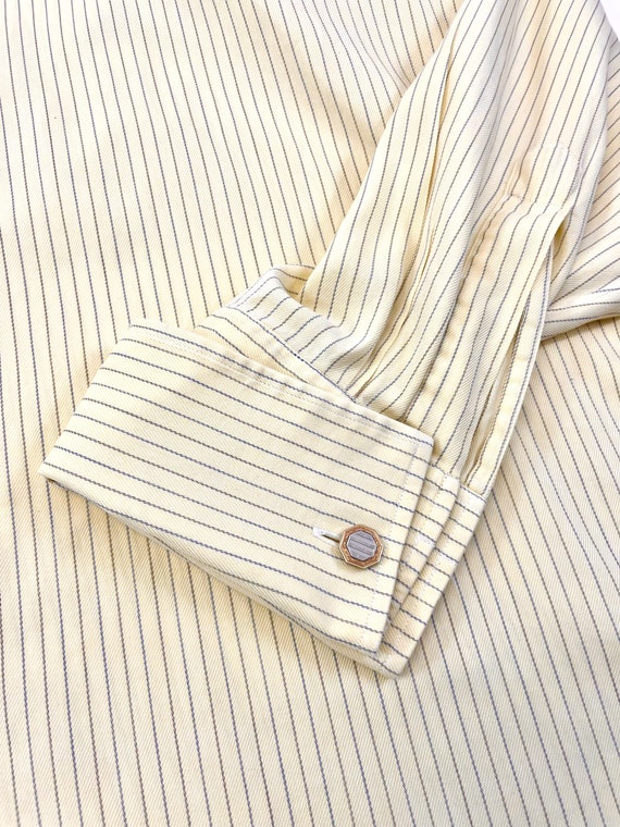 vintage Charvet french cuff shirt - image 4