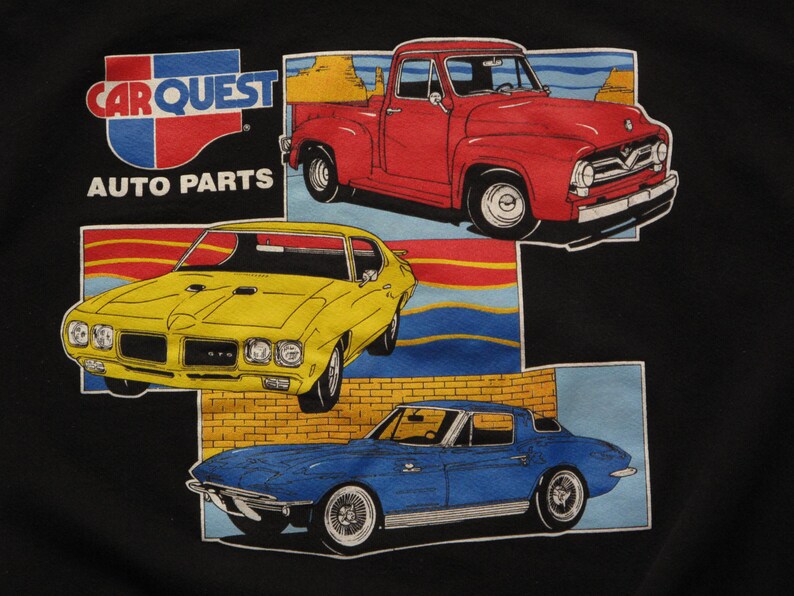 Quest Auto Parts >> Vintage Car Quest Auto Parts Crew Neck Sweatshirt Quest Auto Parts >> Vintage Car Quest Auto Parts Crew Neck Sweatshirt