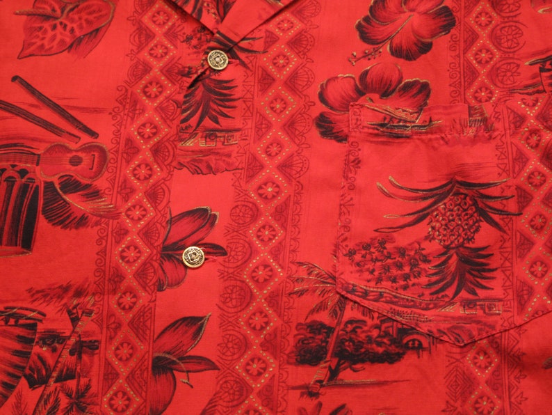 vintage made in Hawaii aloha shirt