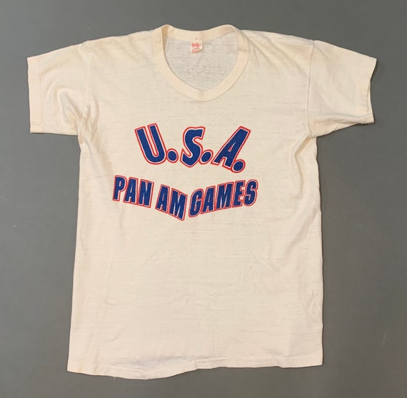 vintage USA pan am games t shirt - image 1
