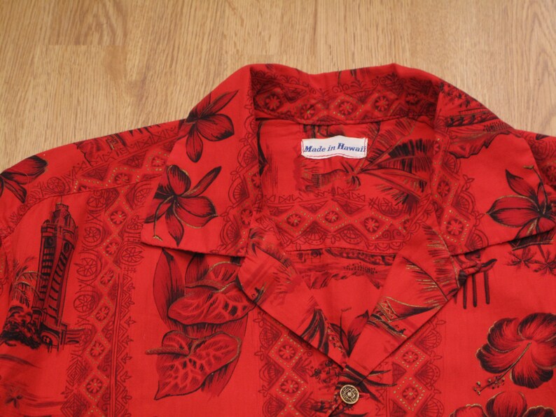 vintage made in Hawaii aloha shirt