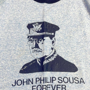 vintage John Phillip Sousa ringer tee