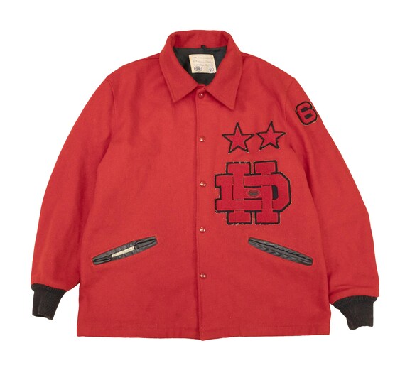 vintage wool varsity jacket - image 1