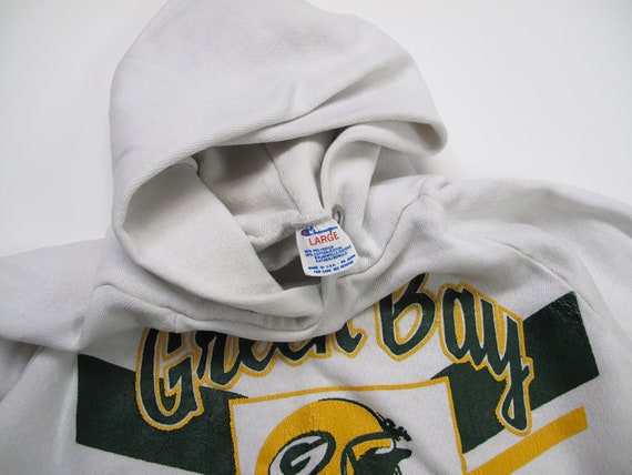 80s Champion Green Bay Packers Hooded Sweatshirt Etsy