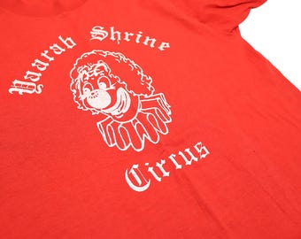 Vintage 80s Shriner Circus T Shirt - Etsy