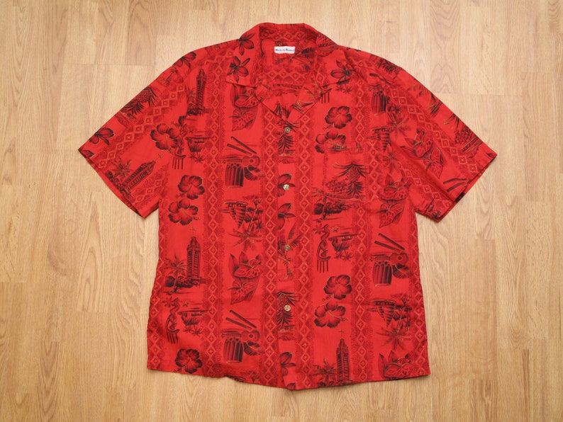 vintage made in Hawaii aloha shirt