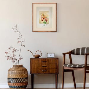 Strani fiori. Acquerello dal tratto orientale ed elegante su carta Arches, Grana satinata 300gr