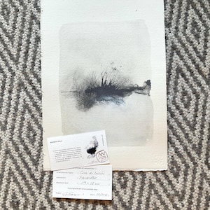 Cose di boschi. Acquerello espressivo astratto, elegante natura, carta cotone, Grana fina 300gr