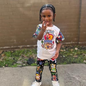 Kids Character 3 Piece Outfit Any Theme or Color Jumpsuit Birthday Outfit Read Full Description