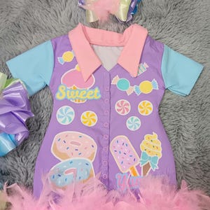 Pastel Kids Character Outfit Any Theme or Color Dress Birthday Outfit Read Full Description