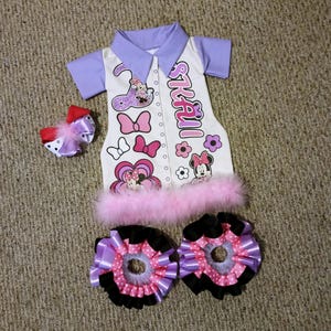 Mimmie Kids Character Outfit Any Theme or Color Dress Birthday Outfit Read Full Description
