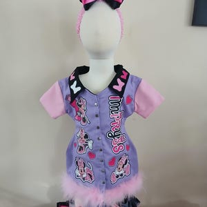 Minnie Kids Character Outfit Any Theme or Color Dress Birthday Outfit Read Full Description