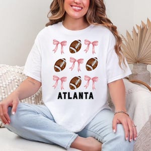 Atlanta Football T-Shirt | Game Day Shirt for Women, Teens, Kids and Toddlers | Trendy Atlanta Tailgating Tee | Atlanta Game Day Shirt