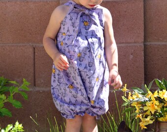 Lil One Knot Romper Combo Boy and Girl PDF Tutorial Pattern INSTANT DOWNLOAD