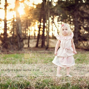 Eden Apron skirt Children&#39;s boutique sewing tutorial pattern PDF with ruffles for girls babies infants INSTANT DOWNLOAD